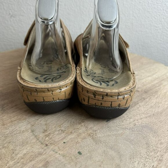 Propet Womens June Tan Leather Slide Sandals Size 8.5 Adjustable Straps Cushione - Picture 7 of 10